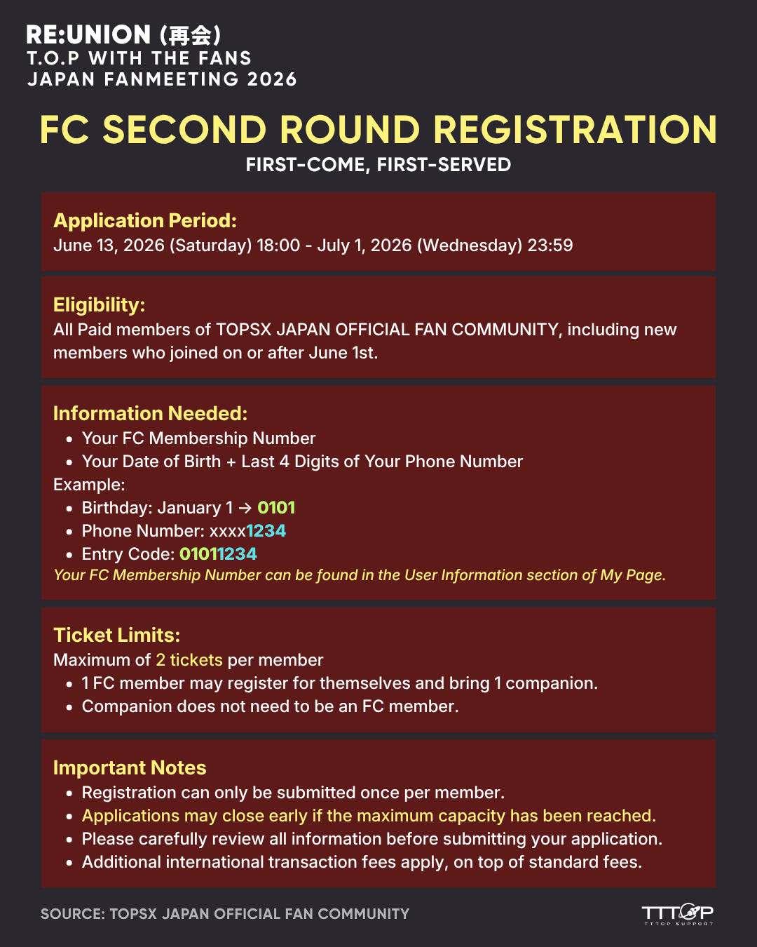 FC SECOND ROUND REGISTRATION FC SECOND ROUND REGISTRATION