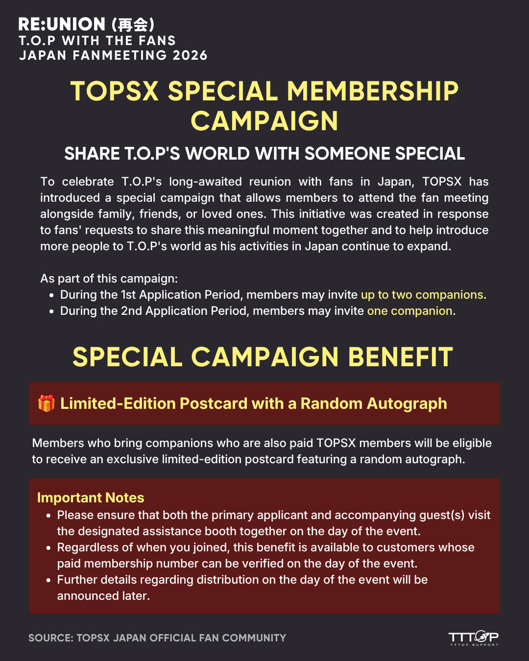 TOPSX SPECIAL MEMBERSHIP CAMPAIGN TOPSX SPECIAL MEMBERSHIP CAMPAIGN