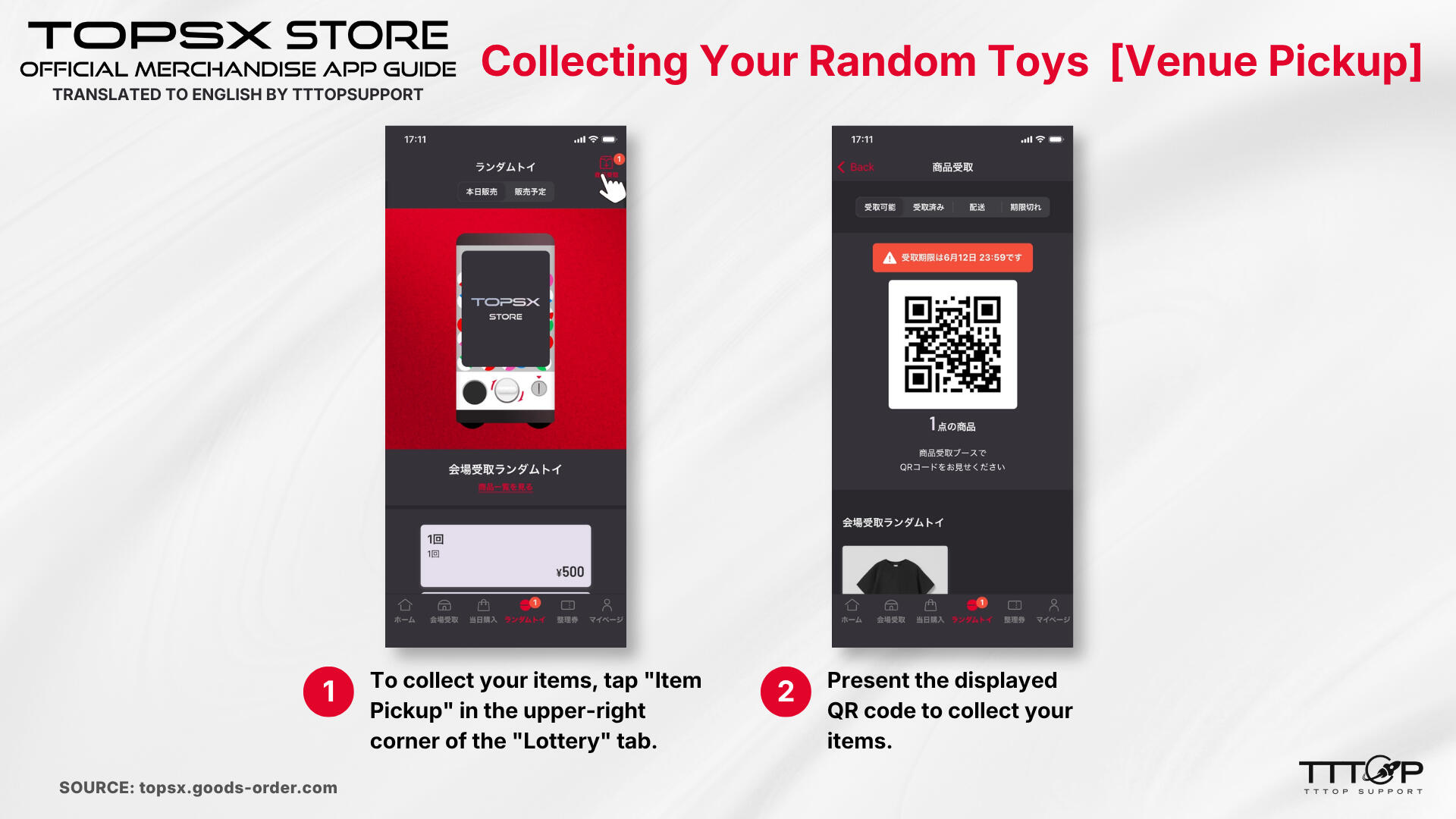 Collecting Your Random Toys [Venue Pickup]