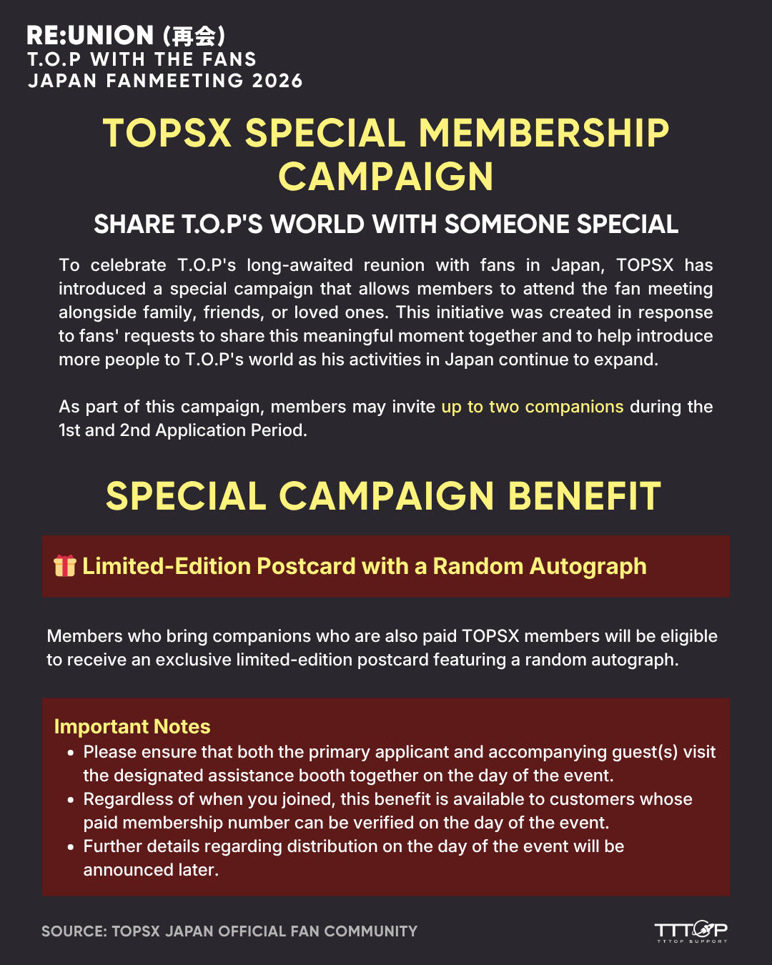 TOPSX SPECIAL MEMBERSHIP CAMPAIGN TOPSX SPECIAL MEMBERSHIP CAMPAIGN